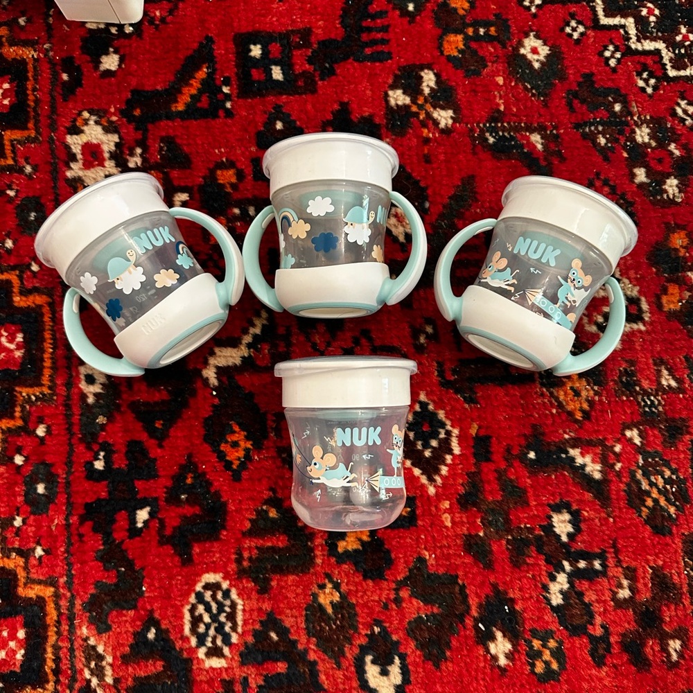 NUK 360 Magic Cups - Teal and White